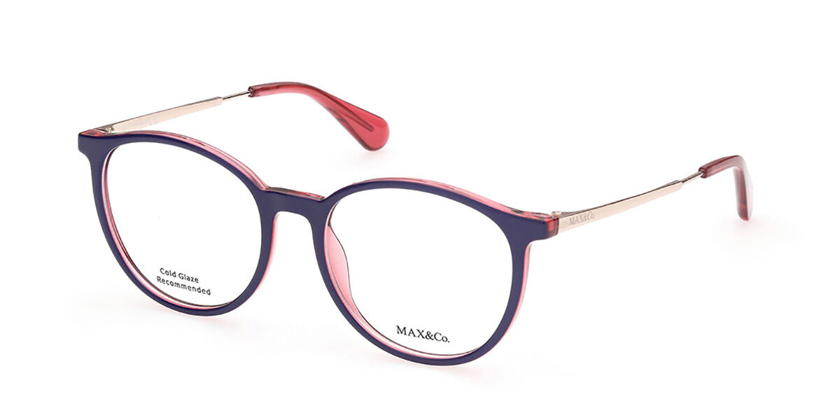 Image of Max & Co MO5043 092 Óculos de Grau Azuis Feminino BRLPT