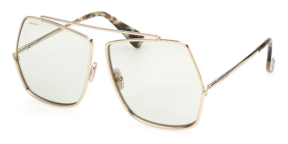 Image of Max Mara MM0006 032 64 Lunettes De Soleil Femme Dorées FR