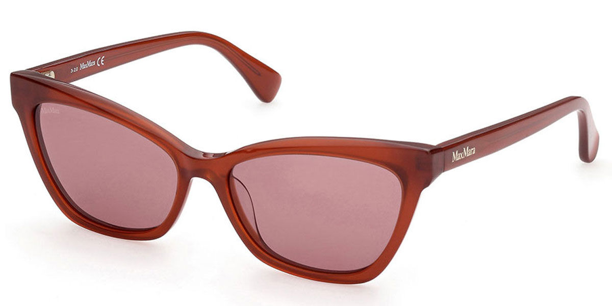 Image of Max Mara MM0011 44S Óculos de Sol Laranjas Feminino PRT