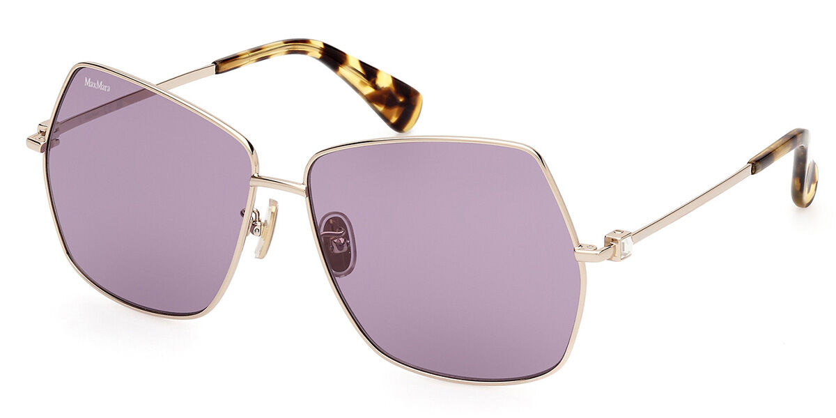 Image of Max Mara MM0035-H 32Y Óculos de Sol Dourados Feminino PRT