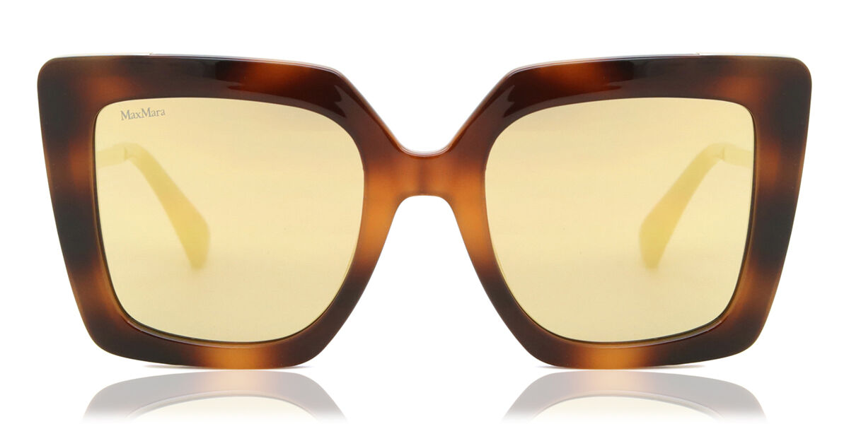 Image of Max Mara MM0051 52G Óculos de Sol Tortoiseshell Feminino PRT