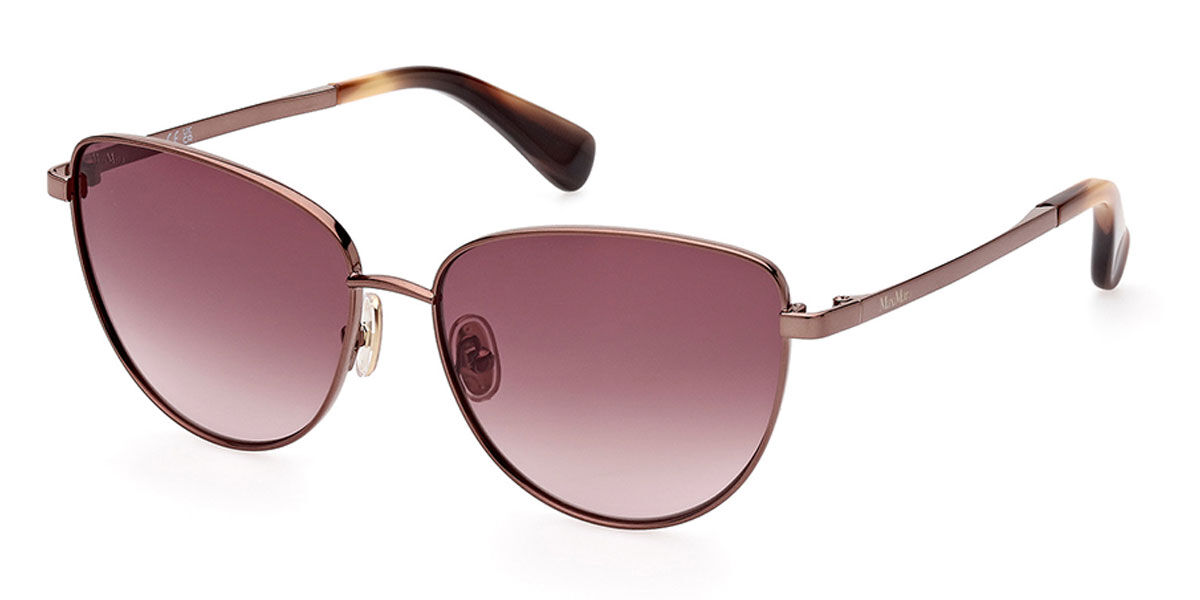 Image of Max Mara MM0053 38F Óculos de Sol Dourados Feminino BRLPT