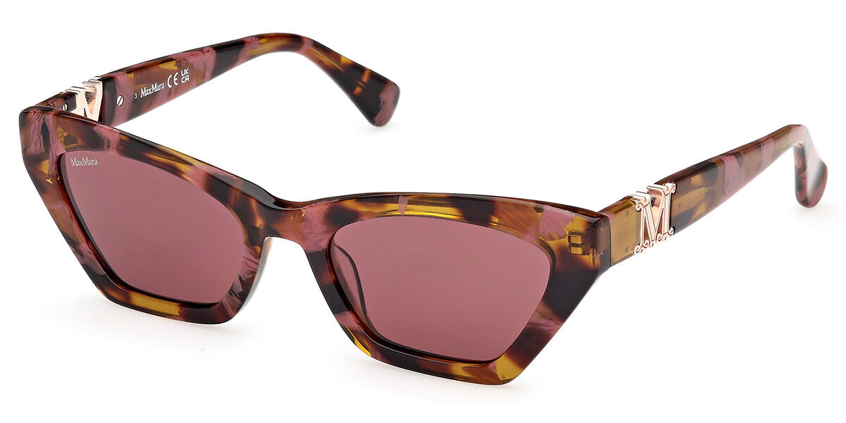 Image of Max Mara MM0057 EMME13 55S Óculos de Sol Tortoiseshell Feminino BRLPT