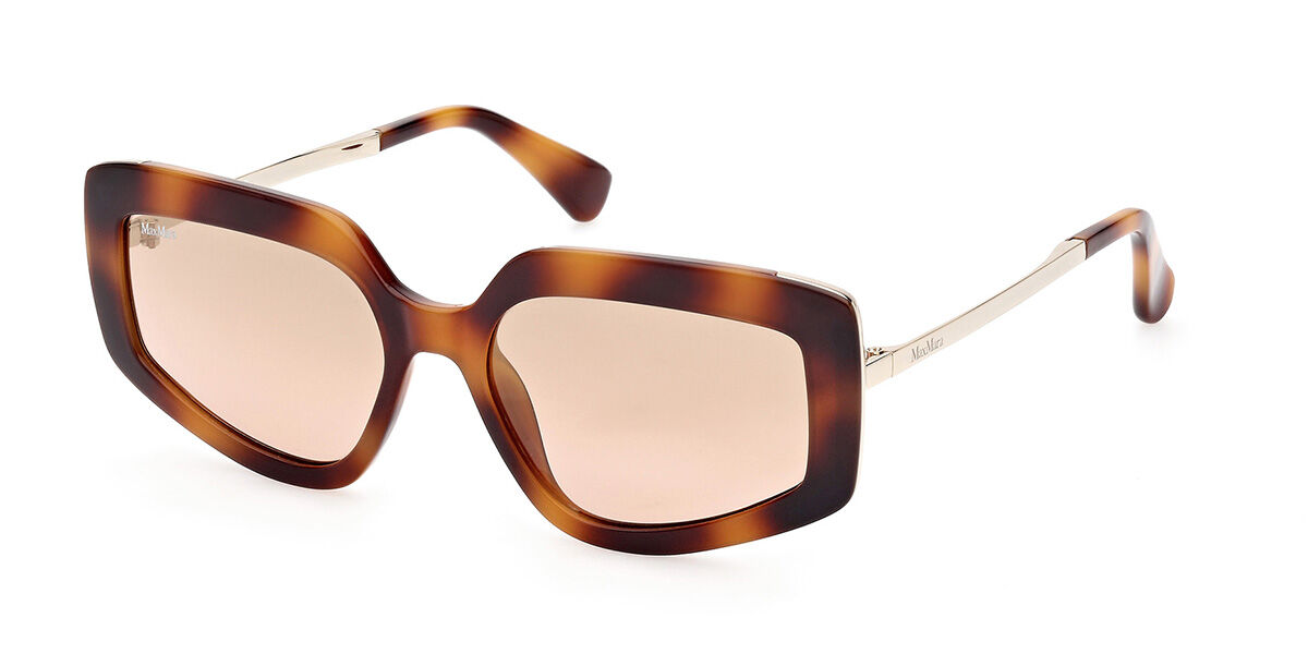 Image of Max Mara MM0069 DESIGN7 52G Óculos de Sol Tortoiseshell Feminino PRT