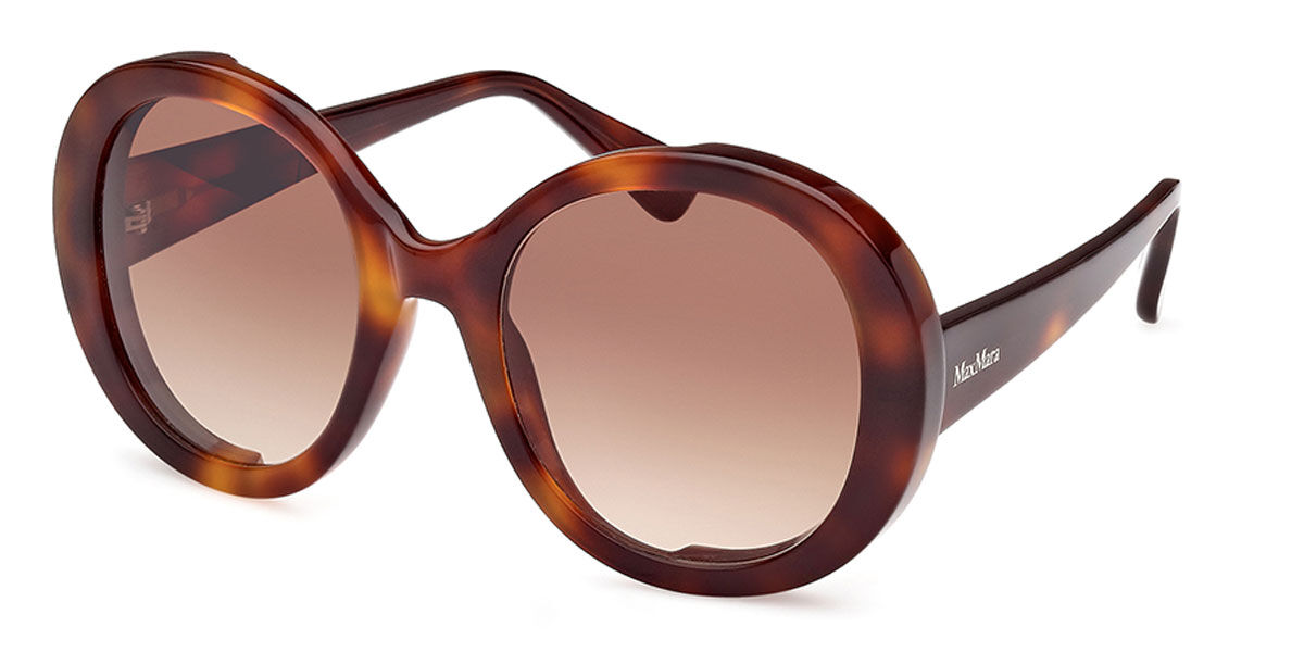 Image of Max Mara MM0074 RENEE 52F Óculos de Sol Tortoiseshell Feminino BRLPT