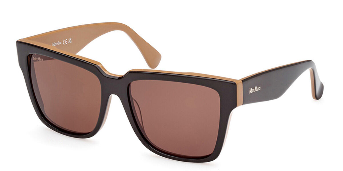 Image of Max Mara MM0078 50N Óculos de Sol Marrons Feminino PRT