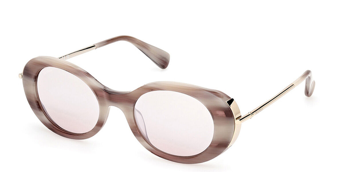 Image of Max Mara MM0080 60G 51 Lunettes De Soleil Femme Grises FR