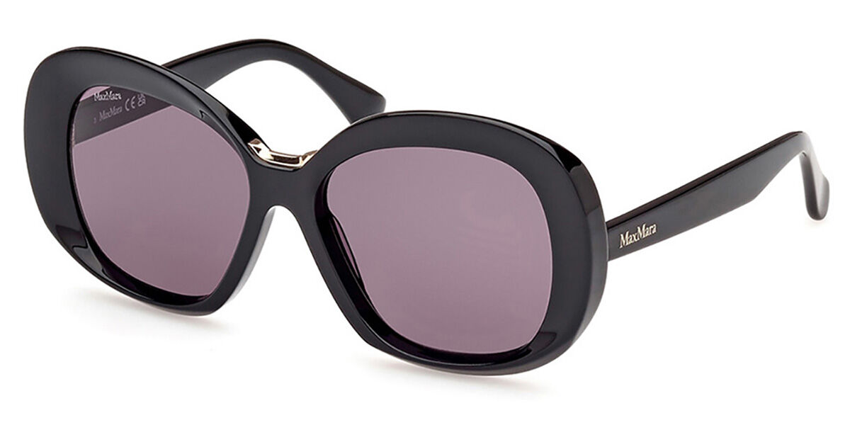 Image of Max Mara MM0087 EDNA 01A Óculos de Sol Pretos Feminino BRLPT