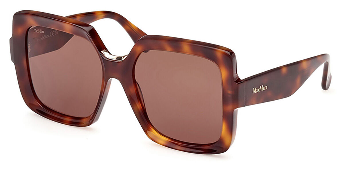 Image of Max Mara MM0088 ERNEST 52E Óculos de Sol Tortoiseshell Feminino PRT