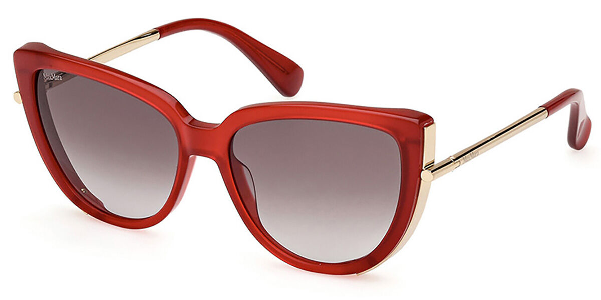 Image of Max Mara MM0095 LIZ1 66B Óculos de Sol Vermelhos Feminino PRT