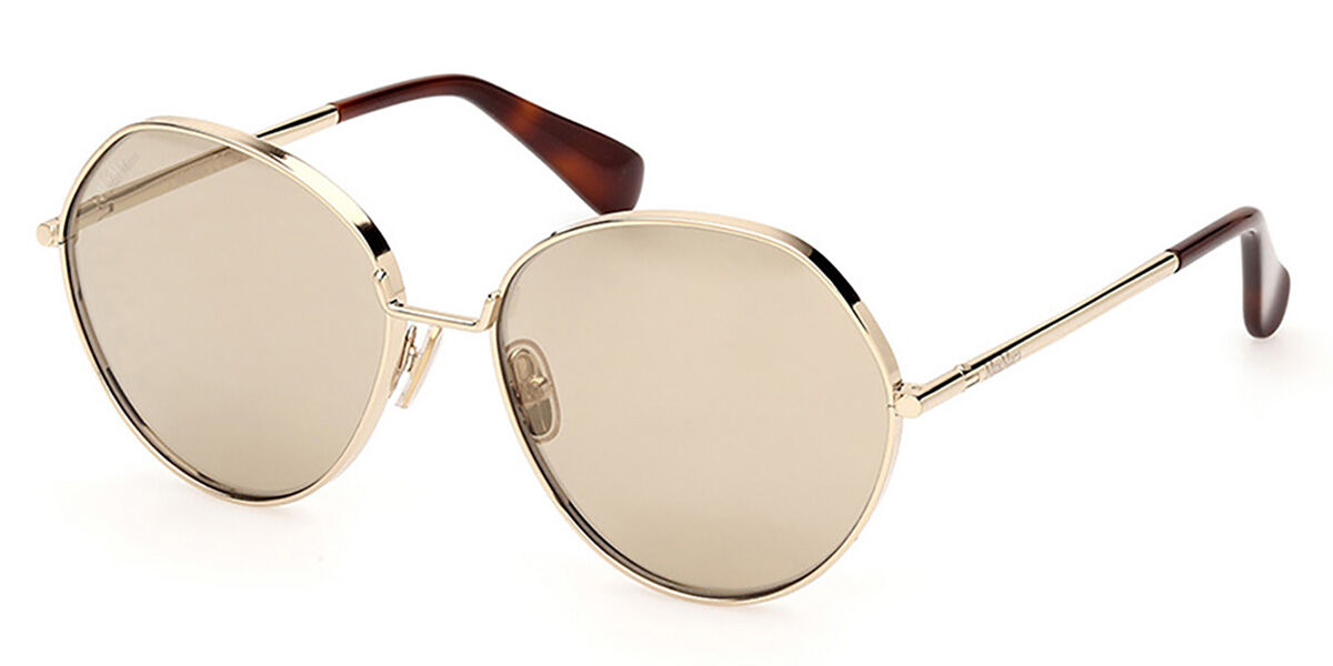 Image of Max Mara MM0096 MENTON 32G Óculos de Sol Dourados Feminino PRT