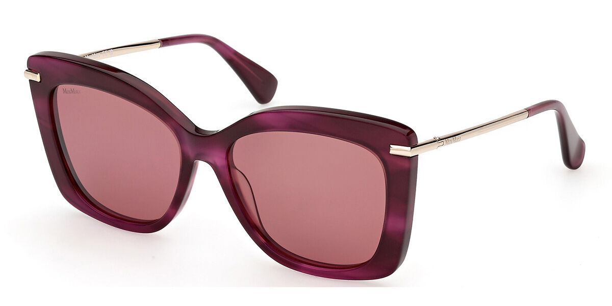 Image of Max Mara MM0101 BETH1 83W Óculos de Sol Purple Feminino BRLPT