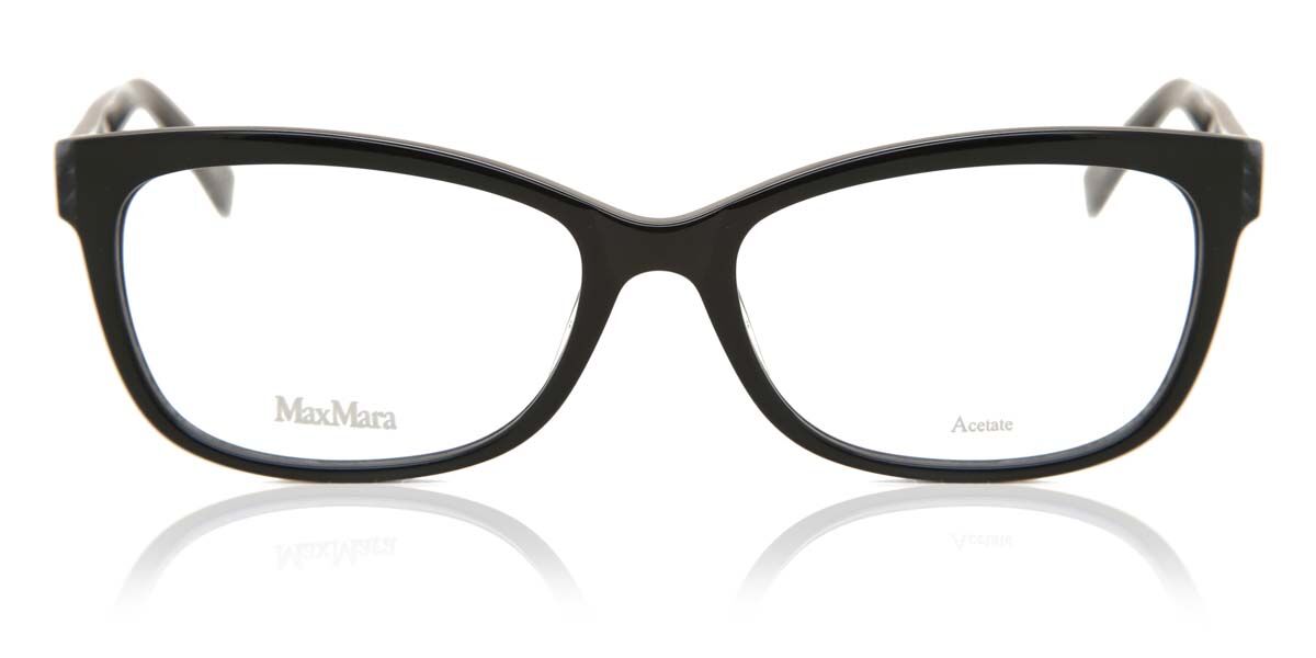 Image of Max Mara MM1293 807 Óculos de Grau Pretos Feminino BRLPT