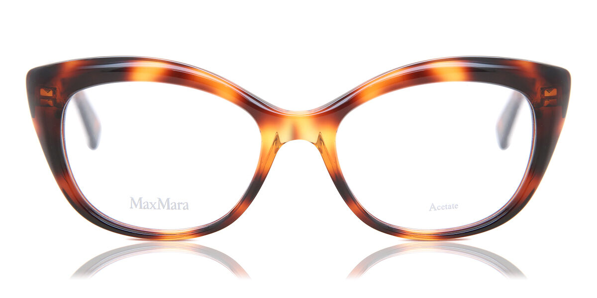 Image of Max Mara MM1317 086 Óculos de Grau Tortoiseshell Feminino PRT