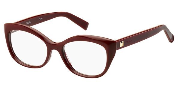 Image of Max Mara MM1317 LHF Óculos de Grau Vermelhos Feminino BRLPT