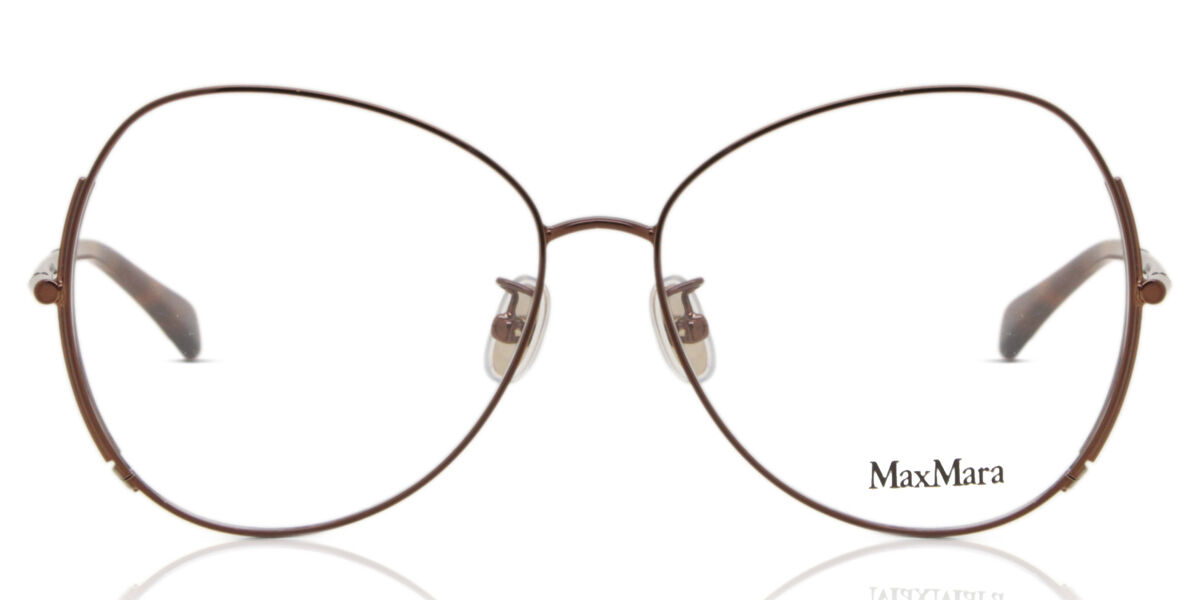 Image of Max Mara MM5001-H 036 Óculos de Grau Marrons Feminino PRT