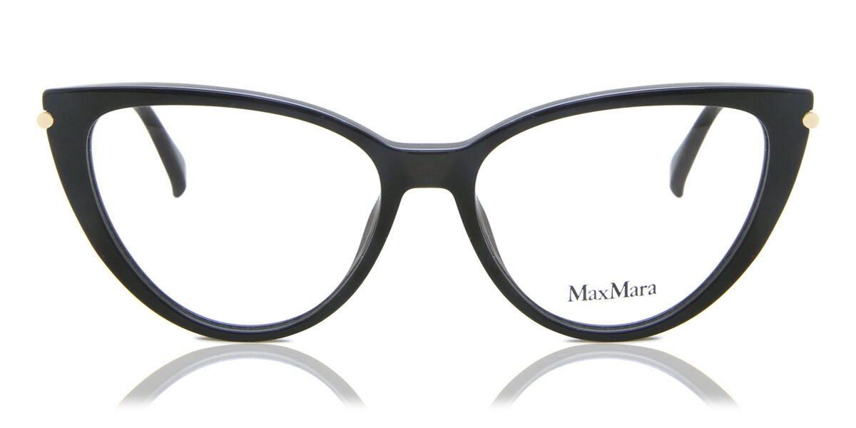 Image of Max Mara MM5006 001 54 Czarne Damskie Okulary Korekcyjne PL