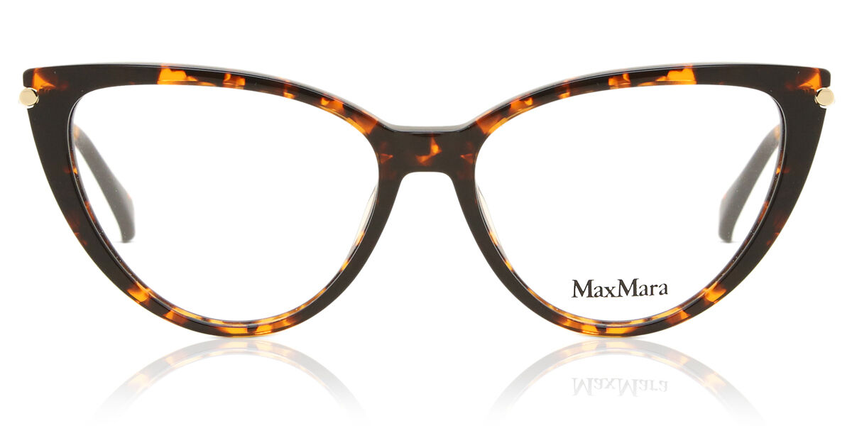 Image of Max Mara MM5006 052 54 Tortoiseshell Damskie Okulary Korekcyjne PL