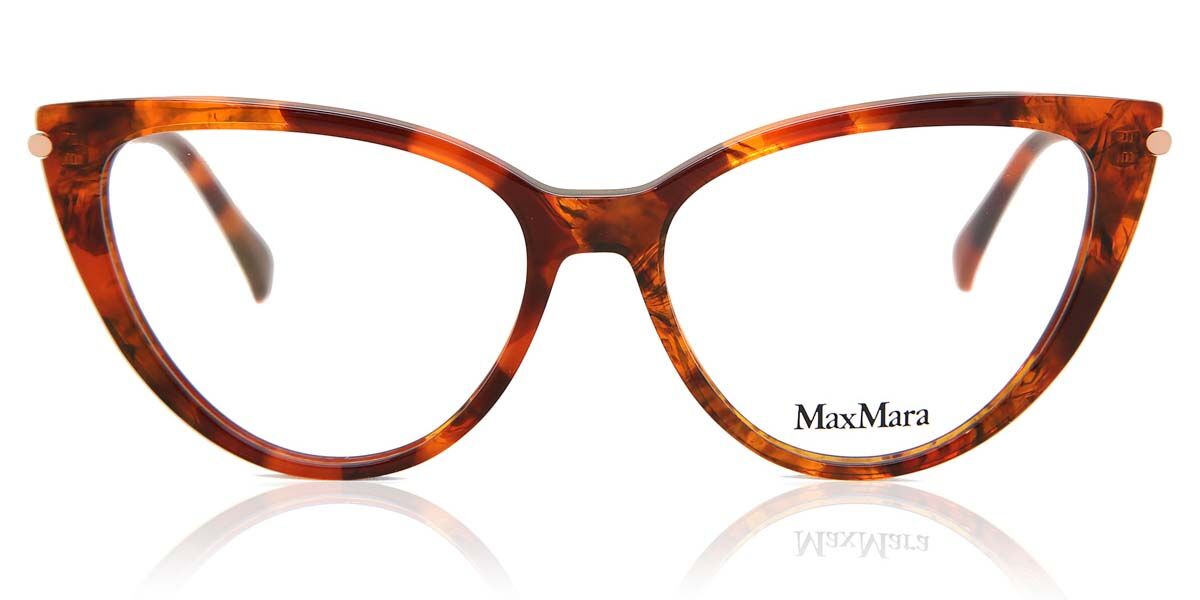 Image of Max Mara MM5006 054 Óculos de Grau Tortoiseshell Feminino PRT