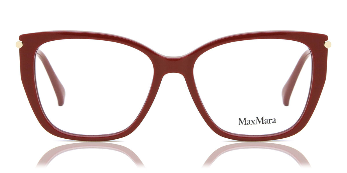 Image of Max Mara MM5007 66A 53 Röda Glasögon (Endast Båge) Kvinna SEK