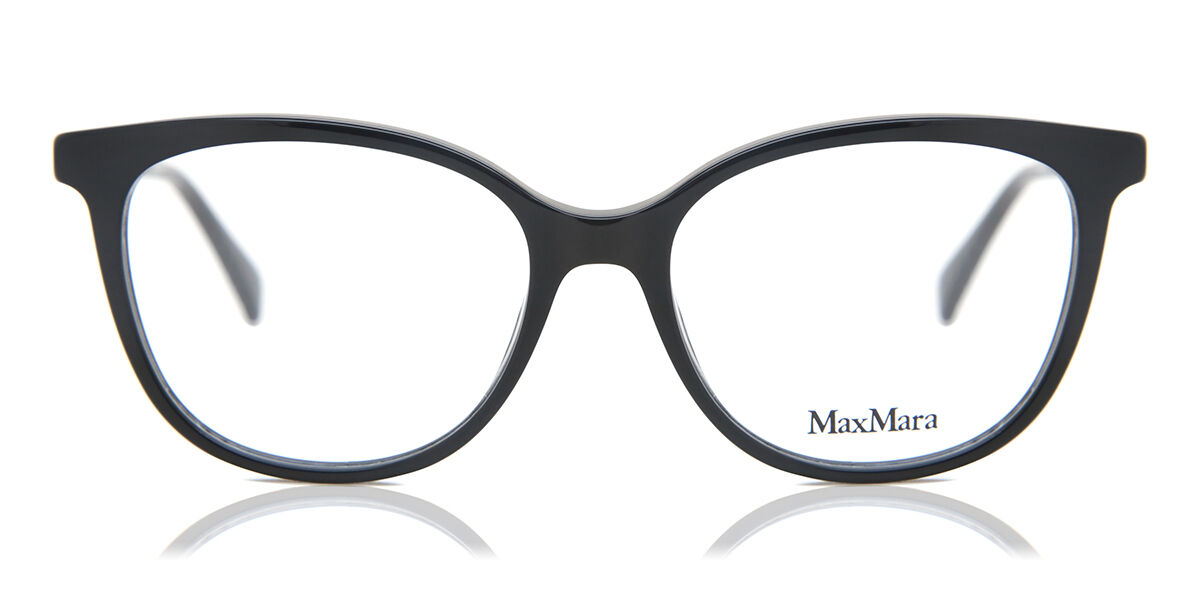 Image of Max Mara MM5008 001 52 Czarne Damskie Okulary Korekcyjne PL