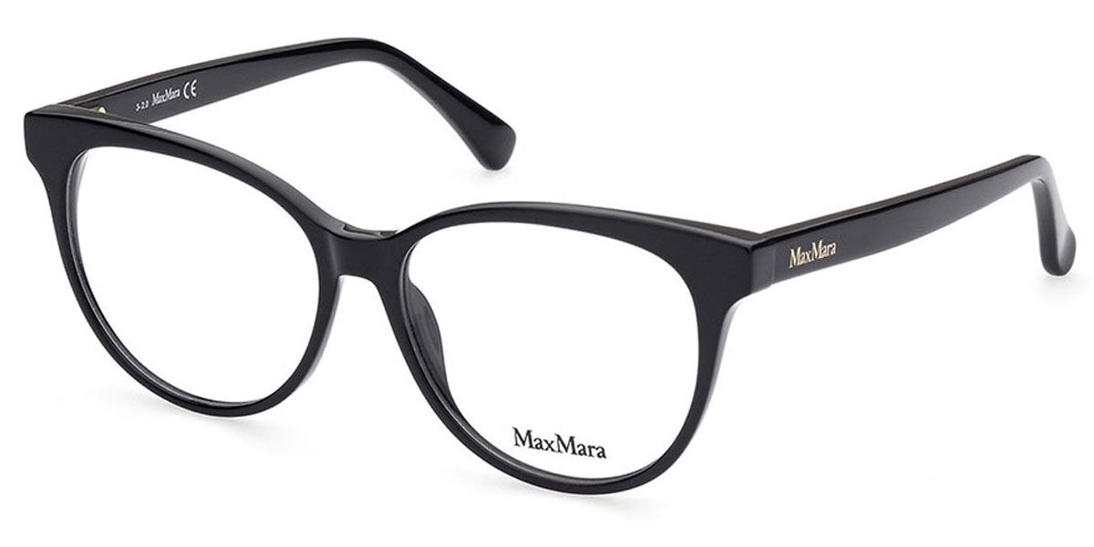 Image of Max Mara MM5012 001 Óculos de Grau Pretos Feminino PRT