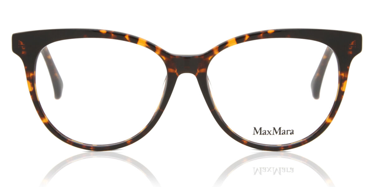 Image of Max Mara MM5012 52A 54 Lunettes De Vue Femme Tortoiseshell (Seulement Monture) FR