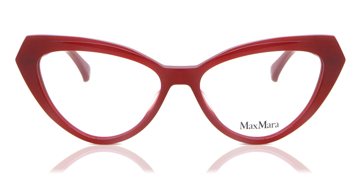 Image of Max Mara MM5015 066 Óculos de Grau Vermelhos Feminino PRT