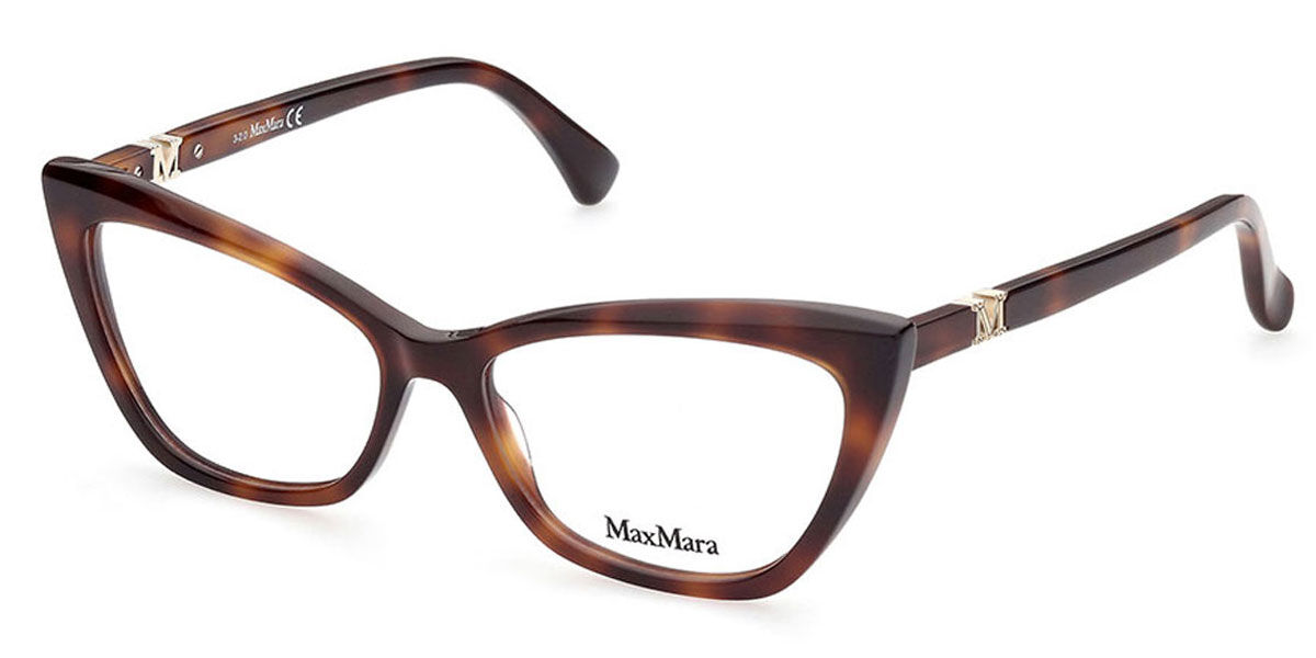 Image of Max Mara MM5016 052 Óculos de Grau Tortoiseshell Feminino PRT