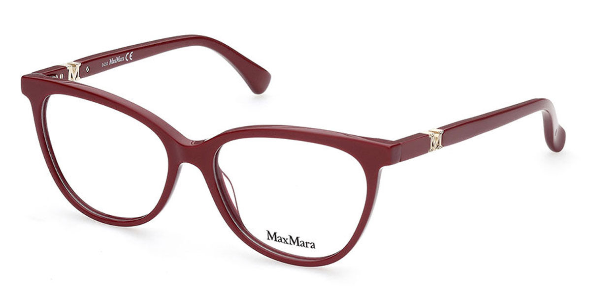 Image of Max Mara MM5018 066 Óculos de Grau Vermelhos Feminino BRLPT