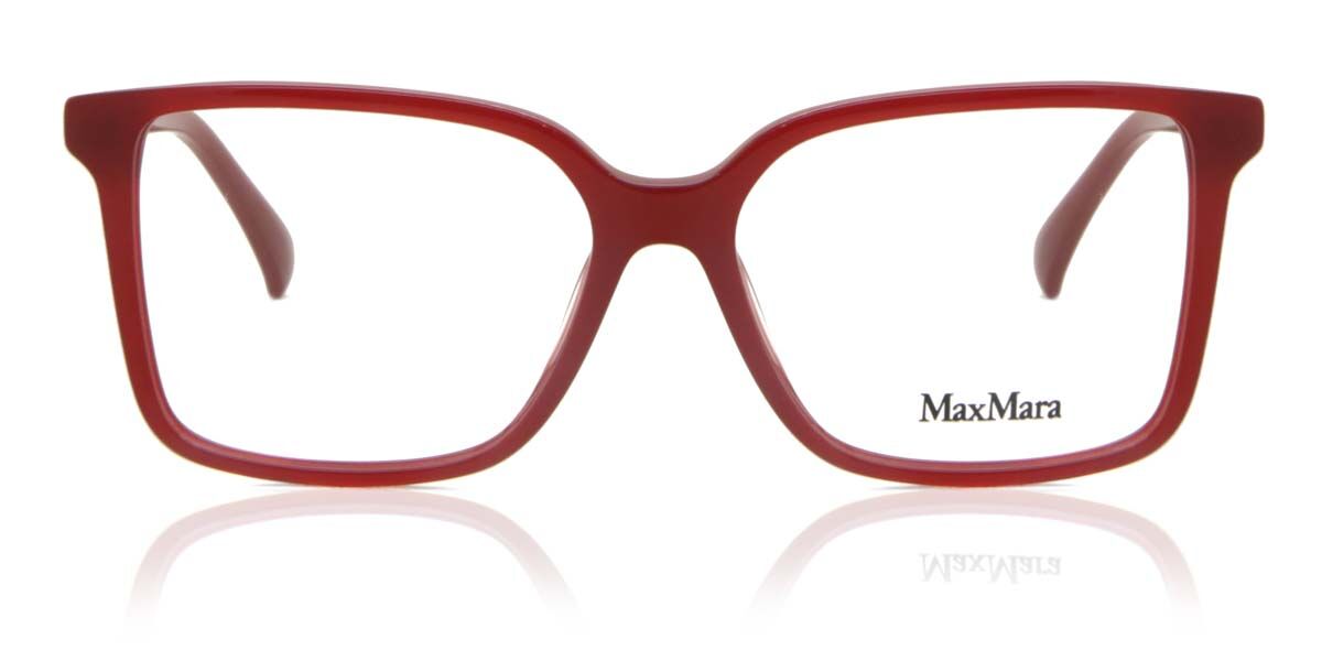 Image of Max Mara MM5022 066 Óculos de Grau Vermelhos Feminino BRLPT