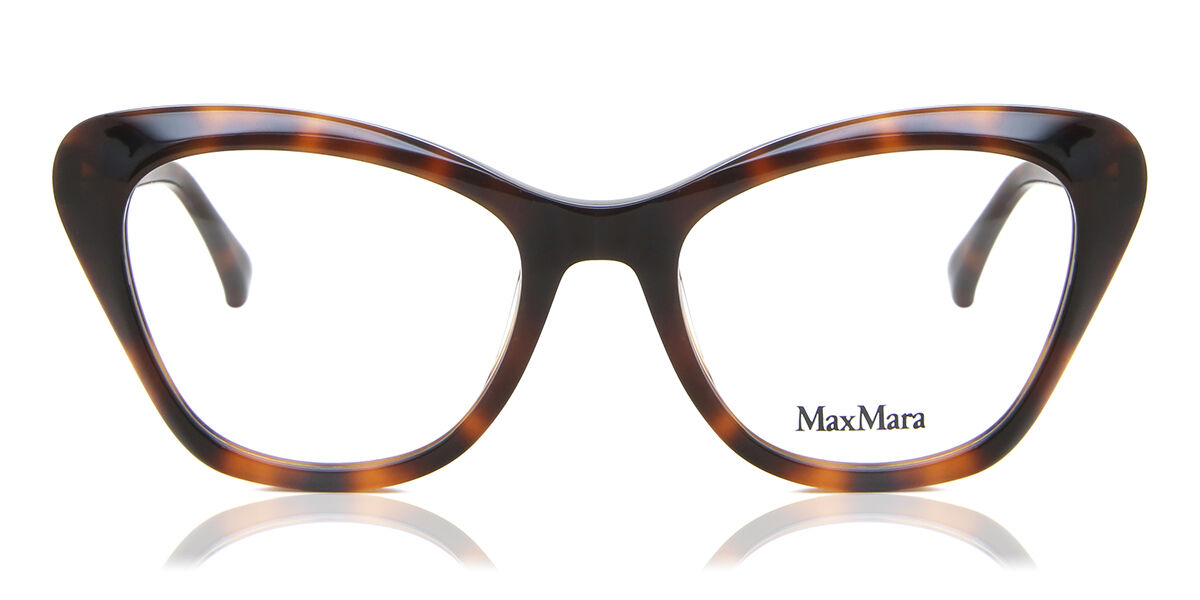 Image of Max Mara MM5030 052 Óculos de Grau Tortoiseshell Feminino PRT