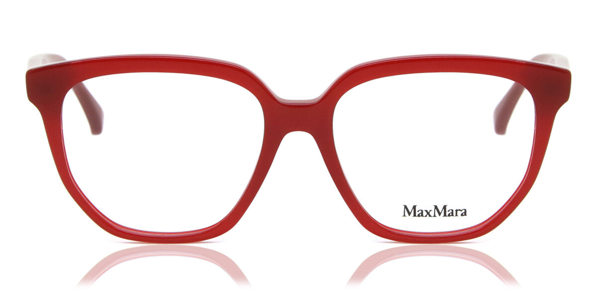 Image of Max Mara MM5031 066 Óculos de Grau Vermelhos Feminino PRT
