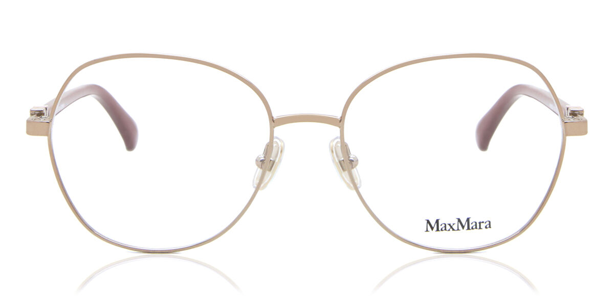 Image of Max Mara MM5034 034 Óculos de Grau Marrons Feminino BRLPT