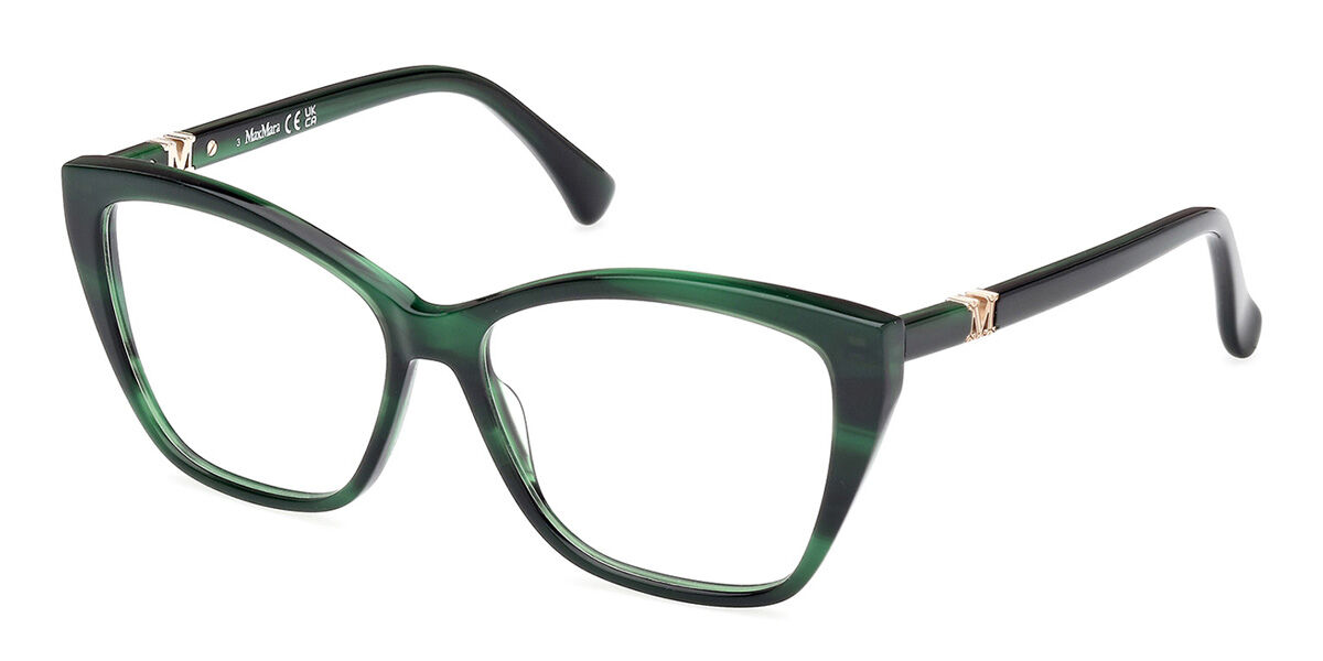 Image of Max Mara MM5036 098 54 Zielone Damskie Okulary Korekcyjne PL