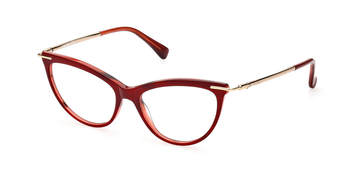 Image of Max Mara MM5049 071 53 Burgundy Damskie Okulary Korekcyjne PL