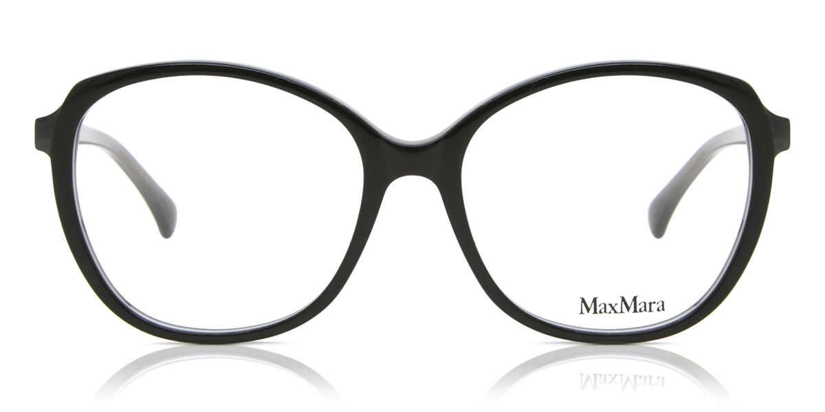 Image of Max Mara MM5052 001 Óculos de Grau Pretos Feminino PRT