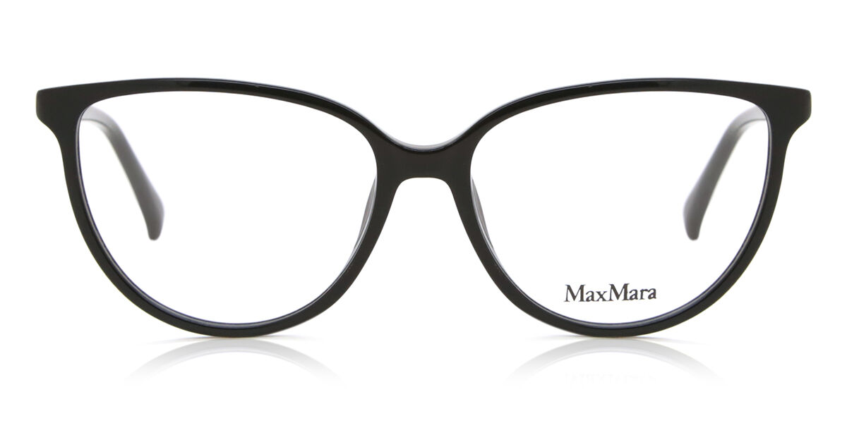 Image of Max Mara MM5055 001 54 Czarne Damskie Okulary Korekcyjne PL