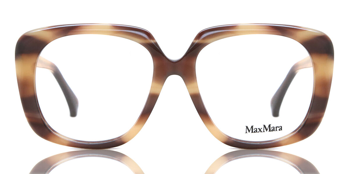 Image of Max Mara MM5058 048 Óculos de Grau Tortoiseshell Feminino PRT