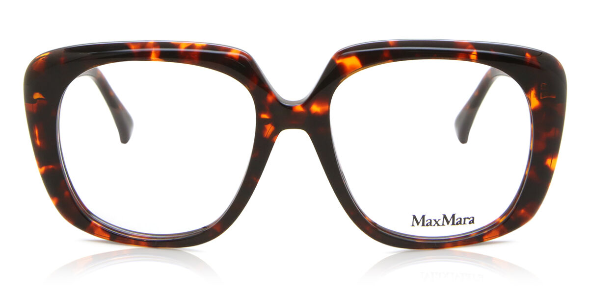 Image of Max Mara MM5058 052 53 Tortoiseshell Damskie Okulary Korekcyjne PL