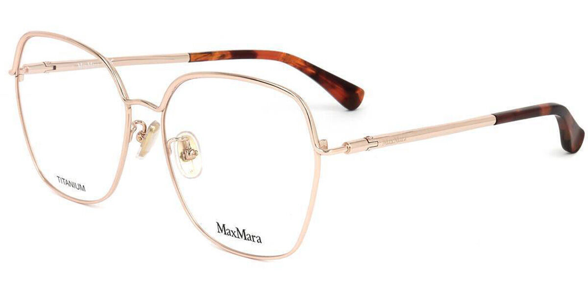Image of Max Mara MM5061-D Formato Asiático 028 Óculos de Grau Feminino BRLPT