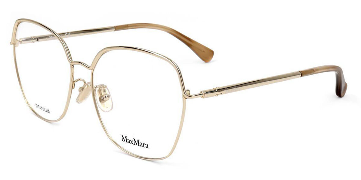 Image of Max Mara MM5061-D Formato Asiático 032 Óculos de Grau Feminino BRLPT