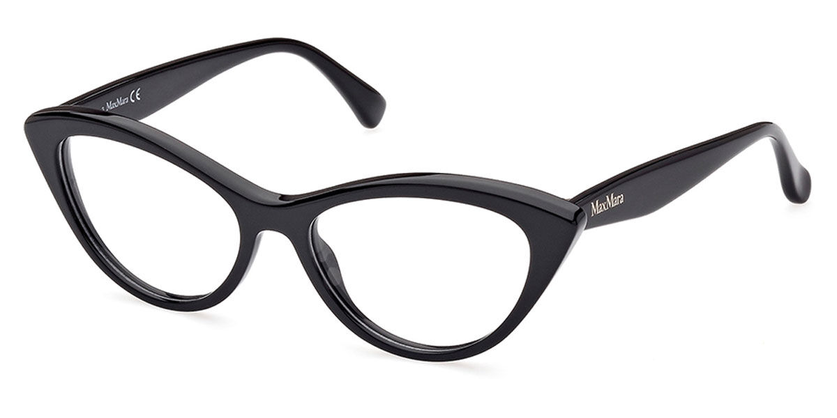 Image of Max Mara MM5083 001 53 Czarne Damskie Okulary Korekcyjne PL