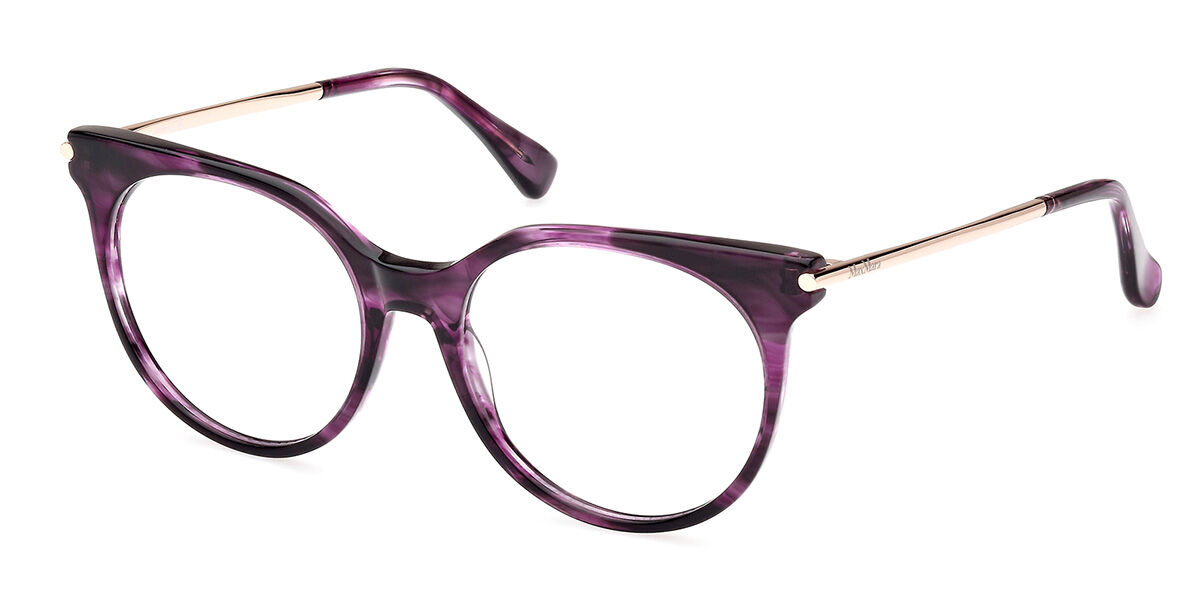 Image of Max Mara MM5107 083 53 Purple Damskie Okulary Korekcyjne PL