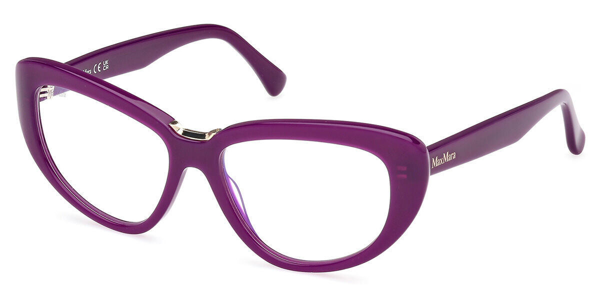Image of Max Mara MM5109-B 081 Óculos de Grau Purple Feminino PRT