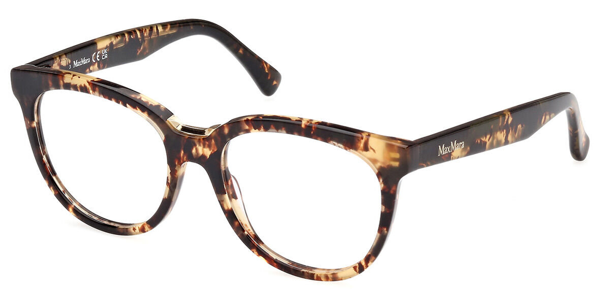 Image of Max Mara MM5110 052 52 Tortoiseshell Damskie Okulary Korekcyjne PL