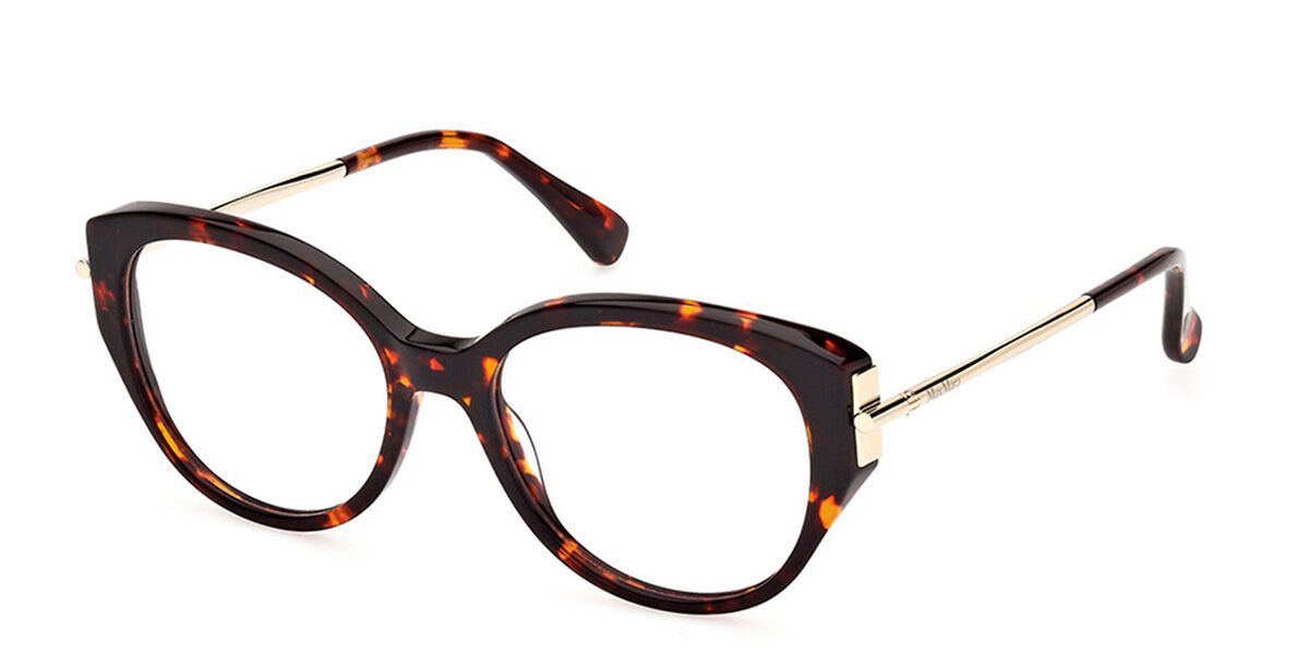 Image of Max Mara MM5116 052 52 Tortoiseshell Damskie Okulary Korekcyjne PL