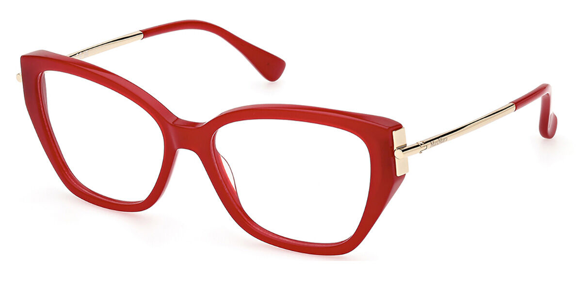 Image of Max Mara MM5117 066 55 Czerwone Damskie Okulary Korekcyjne PL