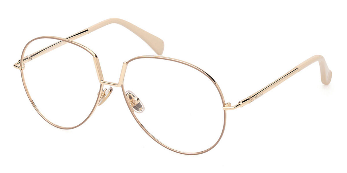 Image of Max Mara MM5119 045 Óculos de Grau Dourados Feminino BRLPT