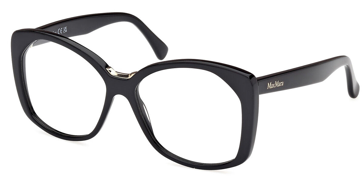 Image of Max Mara MM5141 001 57 Czarne Damskie Okulary Korekcyjne PL